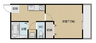 メゾンアキの物件間取画像